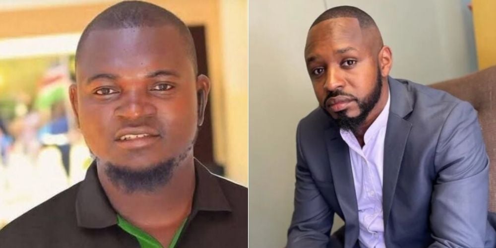 Collage of Albert Ojwang' and Boniface Mwangi.